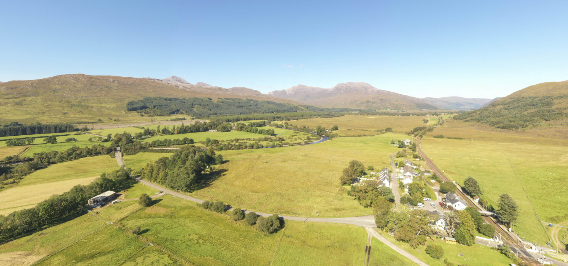RH Looking East over plots Hotel
