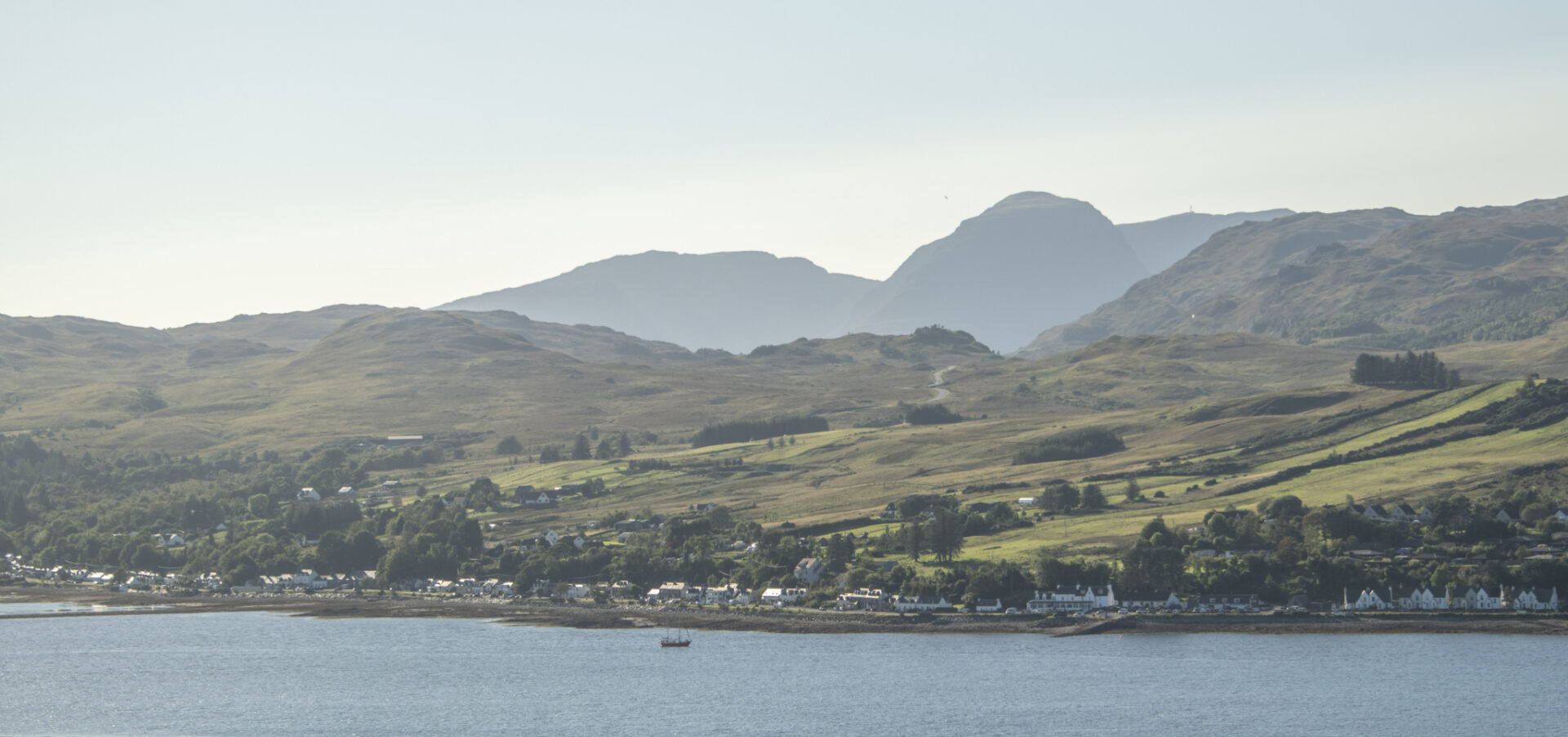 RH LC Looking NW across Loch Carron toward village